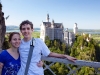 Desi and I at Neuschwanstein