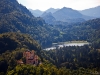 Hohenschwangau Castle in the mountains