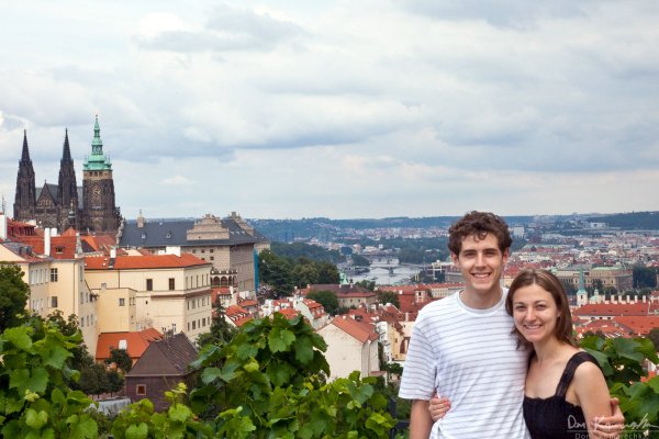 Desi and I in Prague