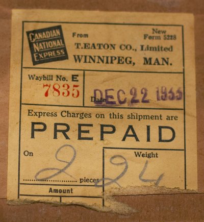 antique photo postage date