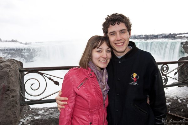 Desi and I in Niagara