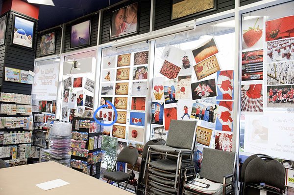 Inside the store