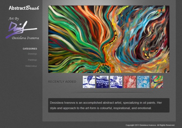 Abstract Brush
