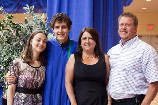 Desi, myself, mom, and Walter