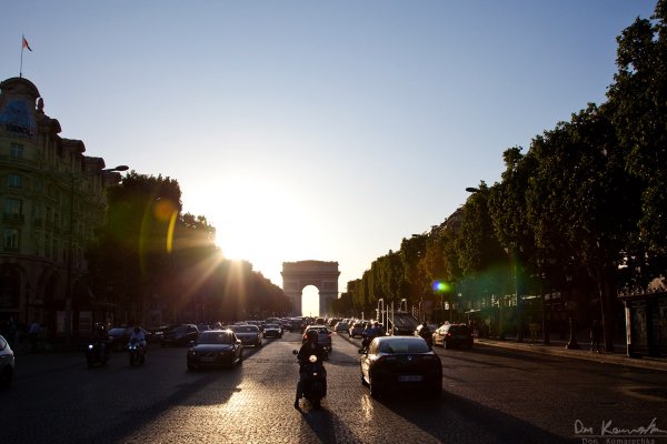 A Paris street center