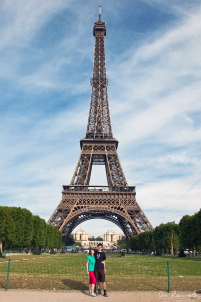 Eiffel Tower with Desi and I