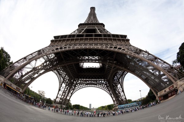Fisheye: Eiffel Tower