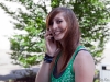 Elena on the phone