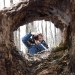 Photo through a hole